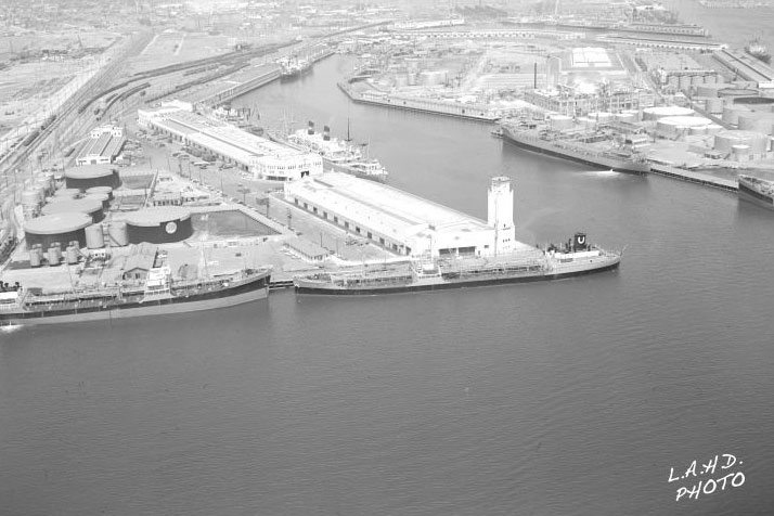 Clock Tower in West Basin, 1950