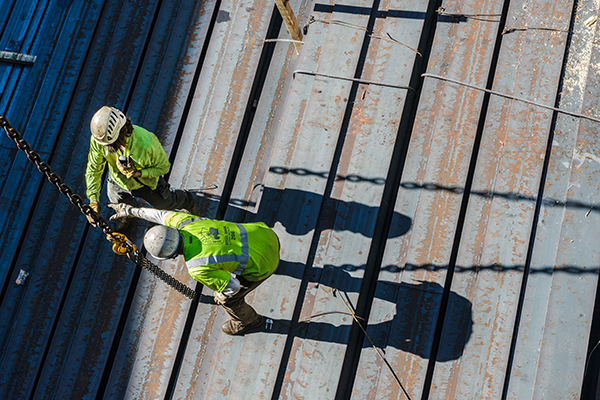 Longshore workers at the Port of Los Angeles 