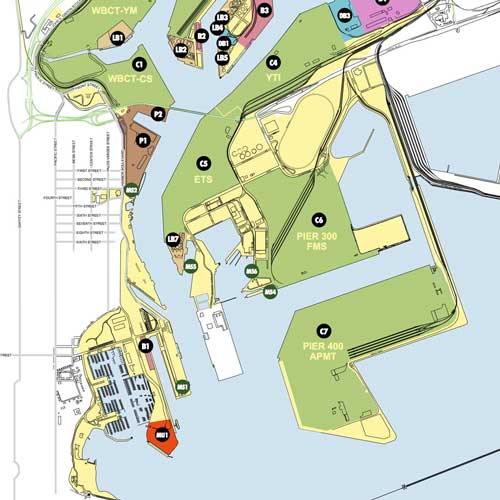 Port Facilities Map