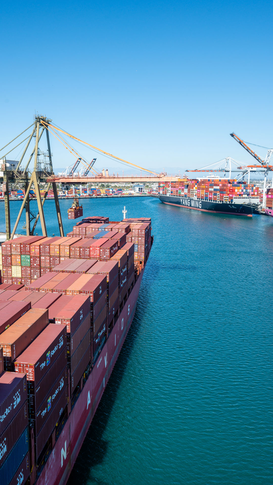 Ships in the West Basin