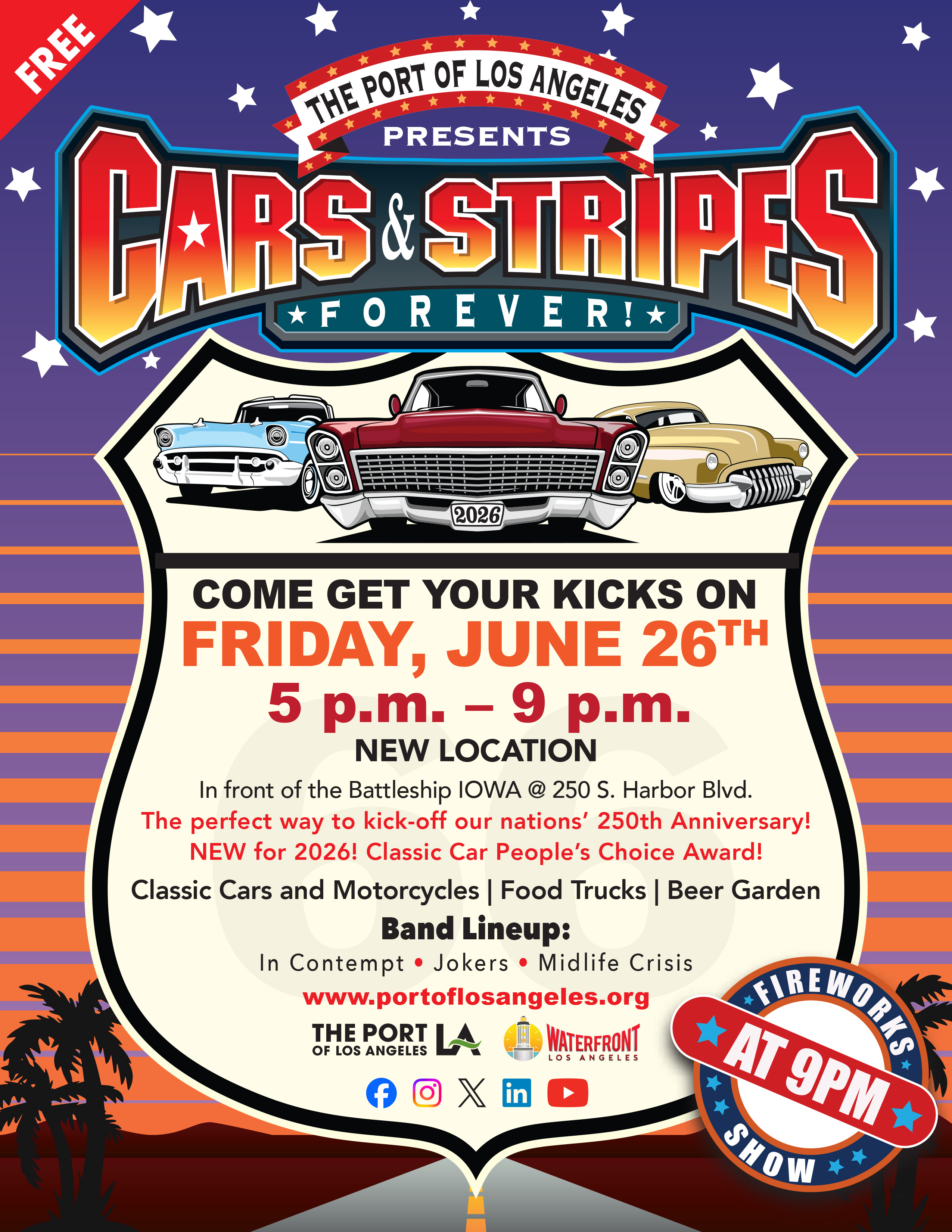 Fireworks at Cars & Stripes Forever!