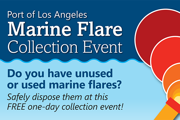 Marine Flare Collection Event Flyer