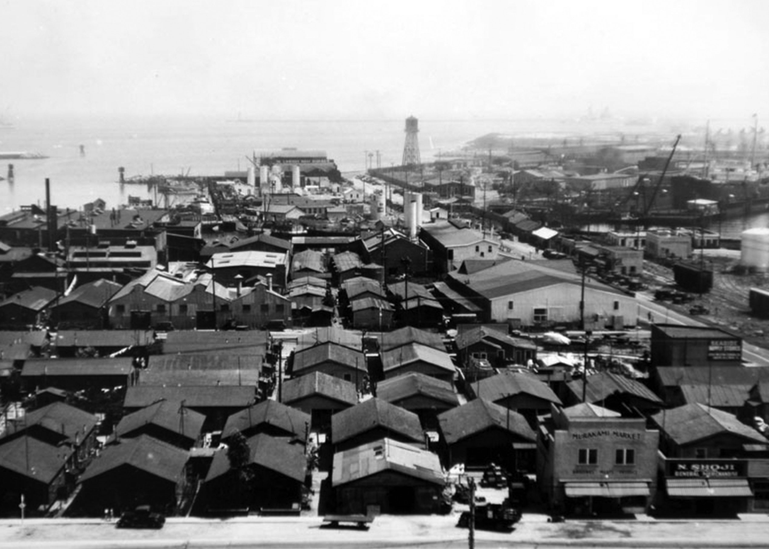 Japanese Village on Terminal Island before WWII