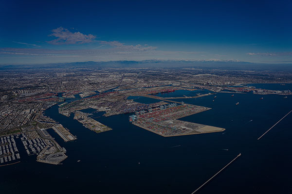 Port of Los Angeles Aerial