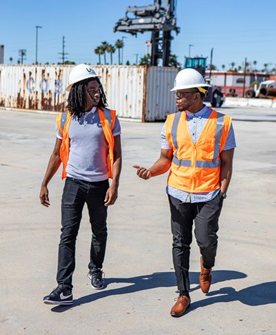 Student Engineers at the Port of Los Angeles