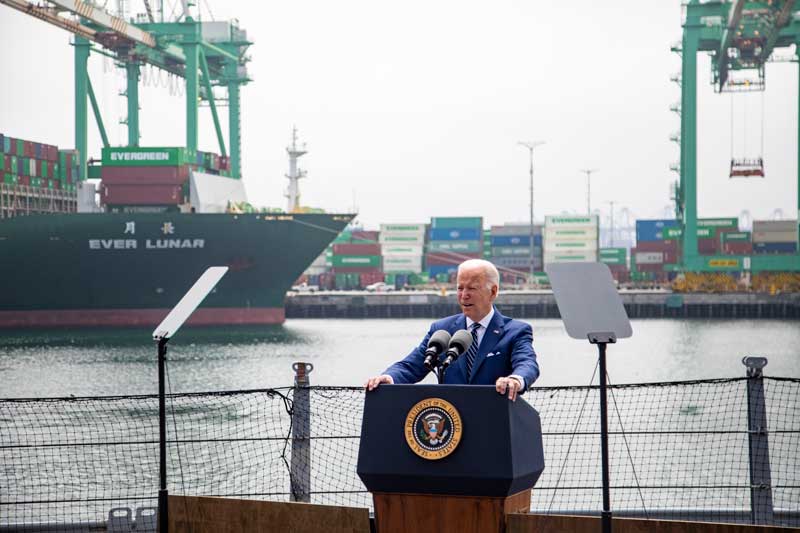 President Biden Visits the Port of Los Angeles